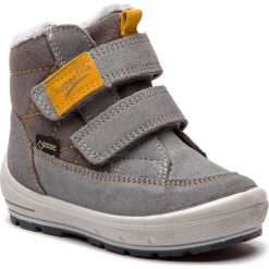 Śniegowce SUPERFIT - GORE-TEX 3-09314-25 M Grau/Gelb. Szare śniegowce chłopięce Superfit, bez zapięcia, gore-tex. W wyprzedaży za 229,00 zł.