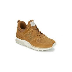 Buty New Balance MS574. Pomarańczowe trampki męskie New Balance, bez wzorów, bez zapięcia. Za 423,20 zł.