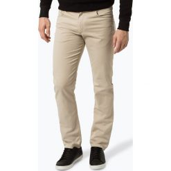 BRAX - Spodnie męskie – Cooper Fa, beżowy. Brązowe spodnie męskie BRAX, s, bez wzorów, z bawełny, eleganckie. Za 399,95 zł.