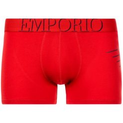 Bokserki Emporio Armani Underwear 111776 9P725 00074. Czerwone bokserki męskie Emporio Armani Underwear, bez wzorów, z elastanu. W wyprzedaży za 99,00 zł.
