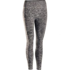 Legginsy bezszwowe 7/8. Szare legginsy damskie DOMYOS, s, bez wzorów, z elastanu. Za 69,99 zł.