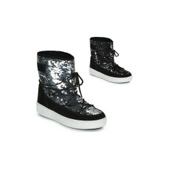 Śniegowce Moon Boot MOON BOOT PULSE MID DISCO. Czarne śniegowce damskie Moon Boot, bez zapięcia. W wyprzedaży za 631,20 zł.