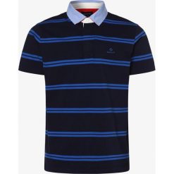 Gant - Męska koszulka polo, niebieski. Niebieskie koszulki męskie GANT, m, w paski, klasyczne, polo, bez rękawów. Za 379,95 zł.