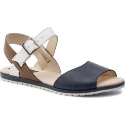 Sandały SERGIO BARDI - Anabella SS127335819PF 122. Niebieskie klapki damskie Sergio Bardi, bez wzorów, ze skóry, bez obcasa. W wyprzedaży za 139,00 zł.