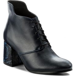 Botki BALDACCINI - 9690FN-Ł Buffalo 287/Ali Granat. Czarne buty zimowe damskie marki Baldaccini, z materiału, na obcasie. W wyprzedaży za 259,00 zł.