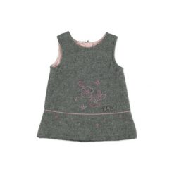 Boboli Girls Sukienka grey melange - szary - Gr.Moda (2 - 6 lat). Szare sukienki niemowlęce marki Boboli, z wiskozy. Za 109,00 zł.