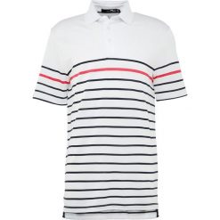 Polo Ralph Lauren Golf SHORT SLEEVE KNIT Koszulka polo pure white/navy/exotic pink. Białe koszulki męskie marki Polo Ralph Lauren Golf, xl, bez wzorów, z elastanu, sportowe, z golfem, bez rękawów. Za 529,00 zł.