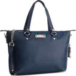 Torebka DESIGUAL - 19SAXP66 5000. Niebieskie torebki klasyczne damskie marki Desigual, bez wzorów, ze skóry ekologicznej, klasyczne, duże, bez dodatków. Za 249,90 zł.