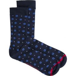 Skarpety SAWK000151. Niebieskie skarpetki męskie Giacomo Conti, bez wzorów, z elastanu. Za 29,00 zł.