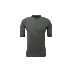 T-shirty z krótkim rękawem adidas Koszulka Alphaskin Tech 3-Stripes. Szare koszulki męskie marki Adidas, s, bez wzorów, bez kołnierzyka, krótkie. Za 179,00 zł.