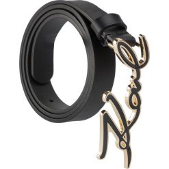 Pasek Damski KARL LAGERFELD - 96KW3198 Black. Czarne paski damskie KARL LAGERFELD, w paski, ze skóry. Za 419,00 zł.