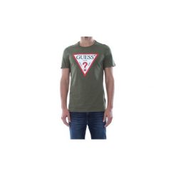 T-shirty z krótkim rękawem Guess M92I17 K6XNO KOSZULKI I OS_ONY ZBIORNIKA m__czyzna SAFARI. Brązowe koszulki męskie Guess, s, z aplikacjami, bez kołnierzyka, z krótkim rękawem, krótkie. Za 120,41 zł.