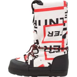 Buty zimowe damskie: Hunter ORIGINAL EXPLODED LOGO Śniegowce black