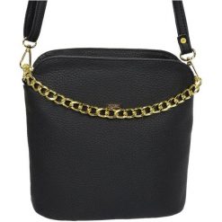 Grosso Bag Torebka Damska, Czarna. Czarne torebki klasyczne damskie marki Grosso Bag, bez wzorów, bez dodatków. W wyprzedaży za 100,00 zł.