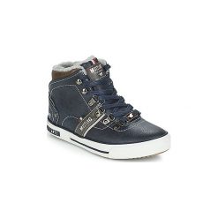 Buty Dziecko Mustang AQUENE. Niebieskie trampki chłopięce Mustang, bez wzorów, bez zapięcia. Za 129,50 zł.