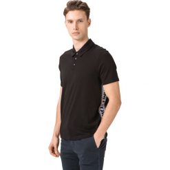 Armani Exchange Polo Koszulka Czarny. Czarne podkoszulki męskie Armani Exchange, m, bez wzorów, z bawełny, bez rękawów. Za 333,95 zł.