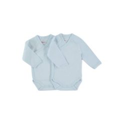 Body niemowlęce: pink or blue Boys Newborn Zestaw body z długim rękawem kolor niebieski