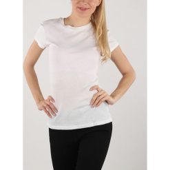 Lee Body Con Koszulka Biały. Białe koszulki damskie Lee, m, bez wzorów, z bawełny, bez kołnierzyka. Za 163,95 zł.