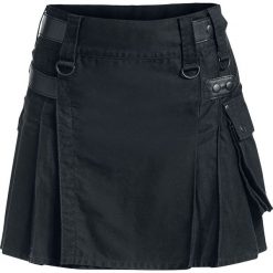 Spódniczki: Black Premium by EMP Short Kilt Kilt czarny