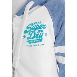 Bluzy damskie: Superdry REAL VINTAGE IRIDESCENT ZIPHOOD Bluza rozpinana optic cali blue snowy