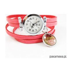 Bransoletka, zegarek - Lato - malinowy. Różowe bransoletki damskie Pakamera. Za 119,00 zł.