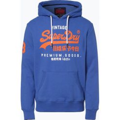 Superdry - Męska bluza nierozpinana, niebieski. Niebieskie bluzy męskie marki Superdry, xl, bez wzorów, vintage, z kapturem, bez rękawów, z kapturem. Za 349,95 zł.