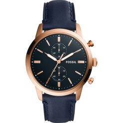 Zegarek FOSSIL - Townsman FS5436 Blue/Rose Gold. Niebieskie zegarki damskie marki Fossil, ze stali. Za 649,00 zł.