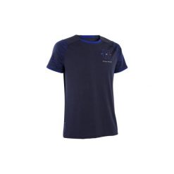 Koszulka do piłki nożnej FF100 Francja. Koszulki męskie KIPSTA, xl, z bawełny. Za 44,99 zł.