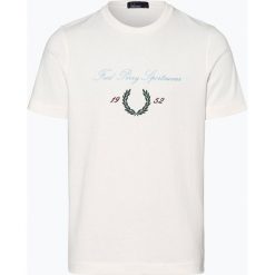 Fred Perry - T-shirt męski, czarny. Czarne t-shirty męskie Fred Perry, s, z haftami, z dżerseju, sportowe, bez kołnierzyka. Za 399,95 zł.