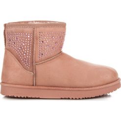 Buty zimowe damskie: Różowe śniegowce KAIA