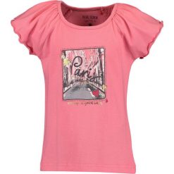 Blue Seven - T-shirt dziecięcy 92-128 cm. Czerwone bluzki dziewczęce Blue Seven, z nadrukiem, z bawełny, z okrągłym kołnierzem, z krótkim rękawem, krótkie, bez kaptura. Za 44,90 zł.