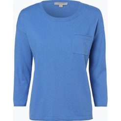 Comma casual identity - Sweter damski, niebieski. Niebieskie swetry damskie marki comma casual identity, m, bez wzorów, z bawełny, casualowe, bez rękawów, bez kaptura. Za 199,95 zł.