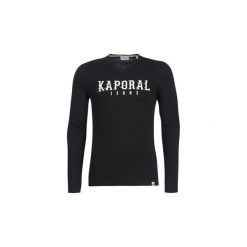 T-shirty z długim rękawem Kaporal PIZAK. Czarne t-shirty męskie marki Kaporal, s, bez wzorów, bez kołnierzyka, długie. Za 129,00 zł.