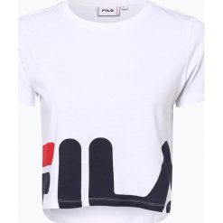 FILA - T-shirt damski, biały. Białe t-shirty damskie Fila, l, bez wzorów, z bawełny, bez kołnierzyka. Za 99,95 zł.