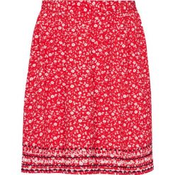 Spódnica trapezowa Tommy Jeans Embroidery Detai DW0DW08145. Czerwone spódniczki damskie Tommy Jeans, xs, bez wzorów, z wiskozy, mini, trapezowe. Za 399,00 zł.