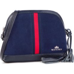Torebka WITTCHEN - 87-4E-221-7 Granatowy. Niebieskie listonoszki damskie Wittchen, z materiału. W wyprzedaży za 379,00 zł.