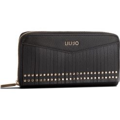 Duży Portfel Damski LIU JO - Xl Zip Around Brera N68198 E0031 Nero 22222. Czarne portfele damskie Liu Jo, ze skóry ekologicznej. Za 339,00 zł.