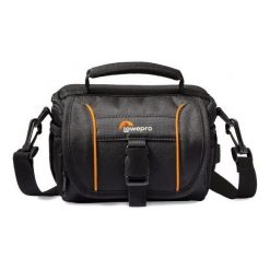 Lowepro Adventura SH 110 II Czarna. Czarne torby męskie na ramię Lowepro, w paski, sportowe. Za 109,90 zł.