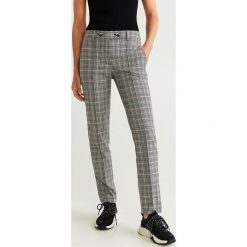 Mango - Spodnie Albertof. Szare spodnie damskie Mango, s, z elastanu. Za 139,90 zł.