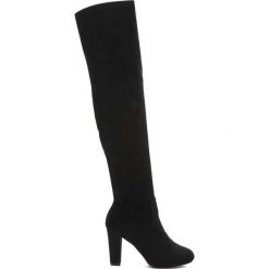 Buty zimowe damskie: Czarne Kozaki No Expectations