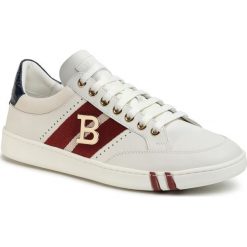Sneakersy BALLY - Wilsy 6231624 White Calf Plain. Białe sneakersy męskie Bally, bez zapięcia. W wyprzedaży za 1389,00 zł.