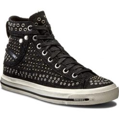 Sneakersy DIESEL - Exposure IV W Y00638 P0813 T8013 Black. Czarne półbuty damskie Diesel, z materiału. W wyprzedaży za 539,00 zł.