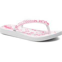 Japonki IPANEMA - Anat Lovely II KI 82519 White/White 20746. Różowe sandały dziewczęce Ipanema, z tworzywa sztucznego, bez zapięcia. W wyprzedaży za 59,99 zł.