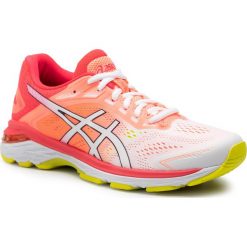 Buty ASICS - GT-2000 7 1012A610 White/Laser Pink 100. Różowe buty sportowe damskie Asics, z materiału, sportowe, do biegania. W wyprzedaży za 389,00 zł.