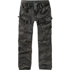 Brandit Adven Trousers Slim Fit Spodnie kamuflaż (Dark Camo). Zielone rurki męskie marki Brandit. Za 164,90 zł.