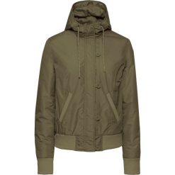 Kurtka bomberka, lekko ocieplana bonprix zielony khaki. Zielone kurtki damskie bonprix. Za 69,99 zł.