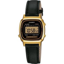 Zegarki damskie: Zegarek Casio Zegarek damski Retro czarny (LA-670WEGL-1EF)