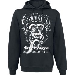 Gas Monkey Garage Dallas Texas Bluza z kapturem czarny. Czarne bluzy męskie marki Gas Monkey Garage, l, z nadrukiem, z kapturem, bez rękawów, z kapturem. Za 164,90 zł.