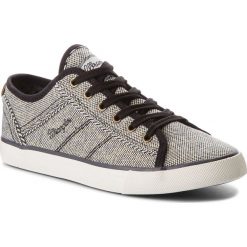 Tenisówki WRANGLER - Starry WL181510 Black Sturdust 539. Brązowe półbuty damskie Wrangler, na co dzień, bez wzorów, z gumy, bez obcasa, na płaskiej podeszwie, bez zapięcia. W wyprzedaży za 159,00 zł.