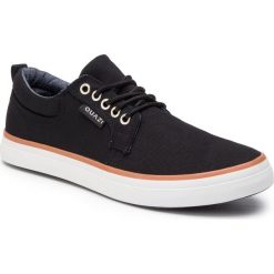 Tenisówki QUAZI - QZ-09-02-000060 901. Czarne półbuty męskie marki QUAZI, bez wzorów, z gumy, eleganckie, bez zapięcia. Za 149,00 zł.